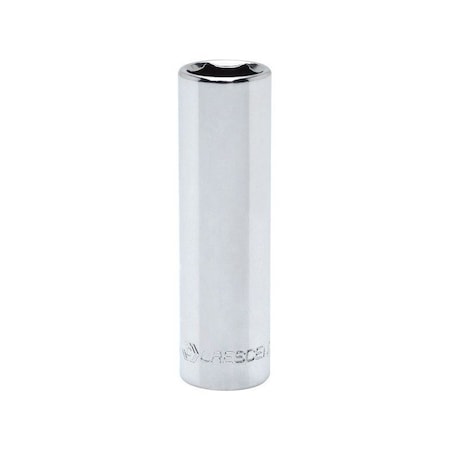 Weller Crescent 1/2 in. X 1/4 in. drive SAE 6 Point Deep Socket 1 pc CDDS9N